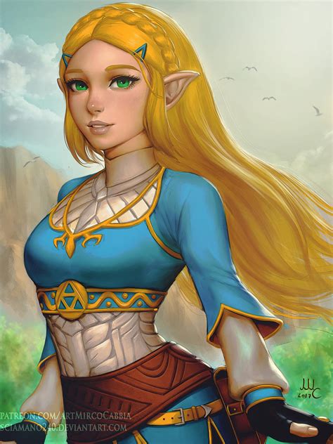 Zelda - BotW (Patreon reward) by Sciamano240 on DeviantArt