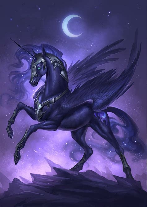 MLP Villains - Nightmare Moon | Mythical creatures art, Unicorn art, Fantasy creatures art