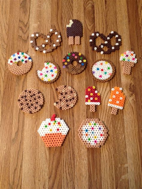 Tea Party Perler Bead Snacks