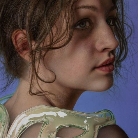 Painter » Virtual reality | Portrait, Female body art, Hyper realistic paintings