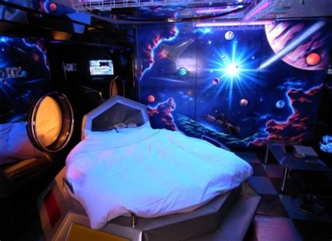 Wonderful Space Theme Room Design For Children