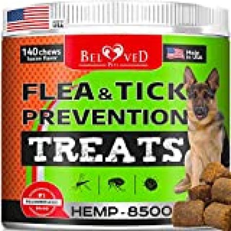 Beloved Pets Flea and Tick Control Treats for Dogs with - Flea Prevention Soft Chews - Natural ...