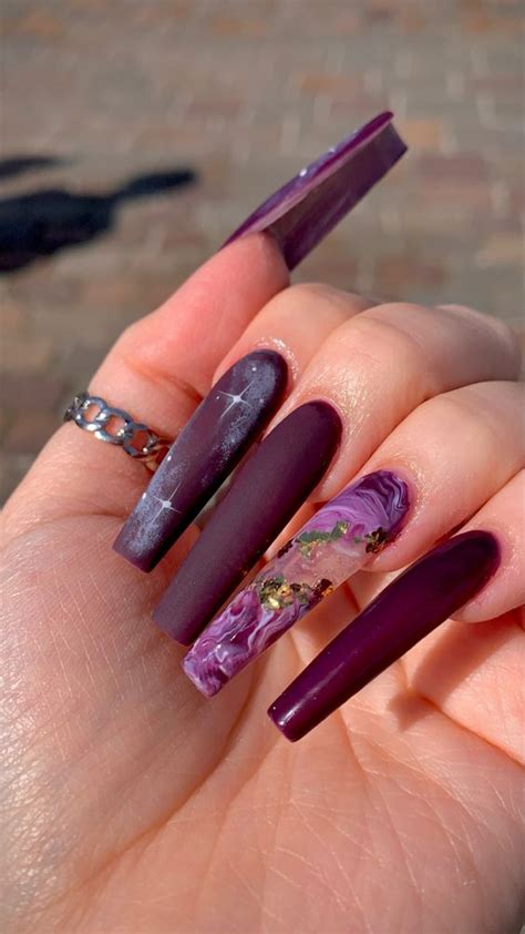 40+ Dark Purple Nails To Inspire Your Next Manicure