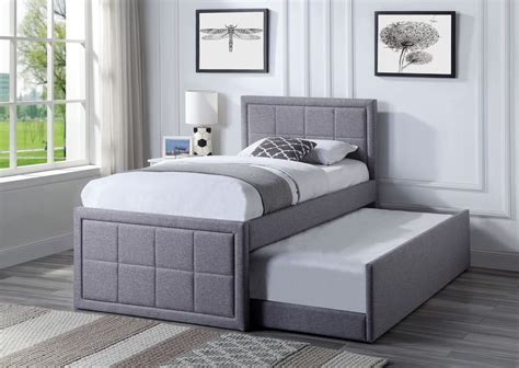 Single Trundle Bed Frame With Pull out Storage - Home Treats UK