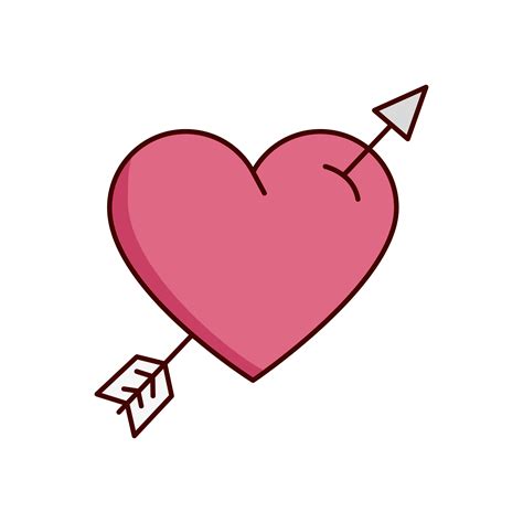 Heart With Arrow Vector Art, Icons, and Graphics for Free Download