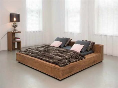 Low Profile Wood King Bed Frame at Rose Turner blog