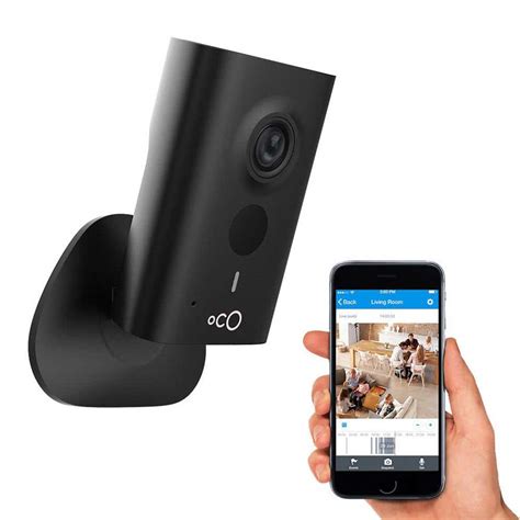 Oco HD 960p Indoor Video Surveillance Security Camera with SD Card, Cloud Storage, 2-Way Audio ...