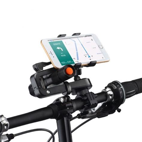 360° Rotation 2in1 Bicycle Cell Phone Holder Multifunctions Flashlight Holder Phone Clip | Cell ...