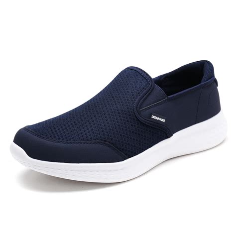 Dream pairs Men's Slip On Sneakers Walking Shoes Sport Running Athletic Sneakers 150908_NEW NAVY ...