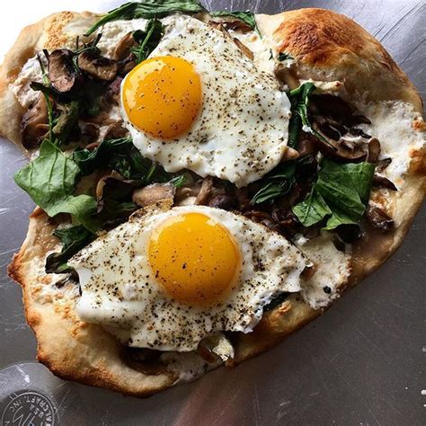 Spinach And Mushroom Pizza by suitstoaprons | Quick & Easy Recipe | The Feedfeed