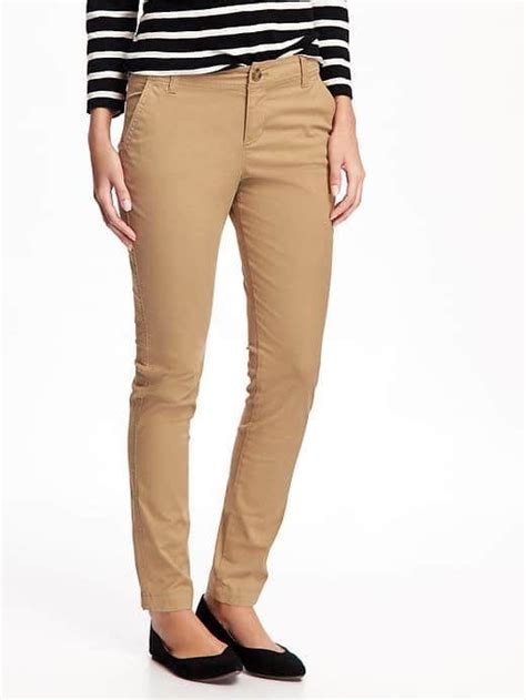 Mid-Rise Skinny Everyday Khakis for Women | Khaki pants outfit women, Skinny khaki pants, Khaki ...