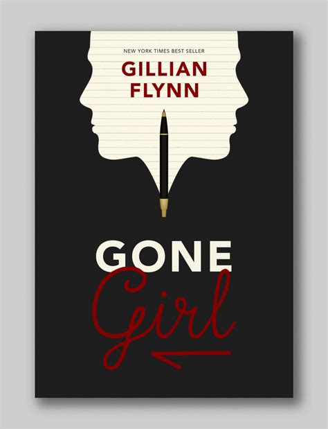 GONE GIRL Book Cover on Behance