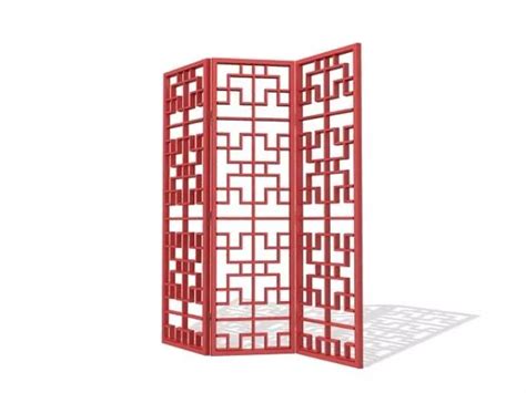 Latticework Room Divider Furniture Free 3d Model - .Max, .Vray - Open3dModel