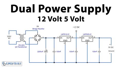 12V & 5V Dual Power Supply