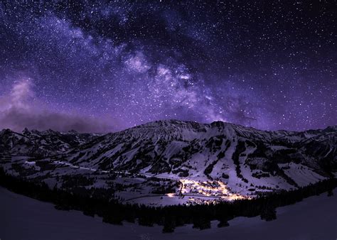 2048x1152 Stars Night Galaxy 2048x1152 Resolution HD 4k Wallpapers, Images, Backgrounds, Photos ...