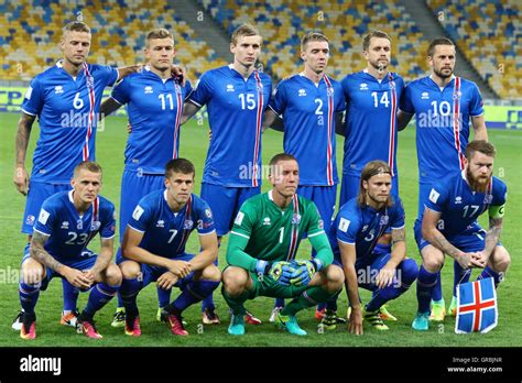 Iceland National football team Stock Photo: 117655491 - Alamy