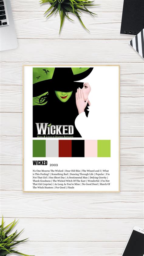 Wicked Musical Broadway Poster - Etsy