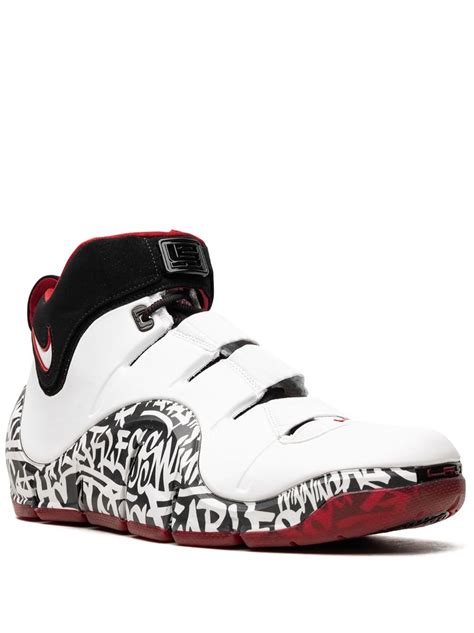 Nike Zoom Lebron 4 "Graffiti 2023" Sneakers | White | FARFETCH