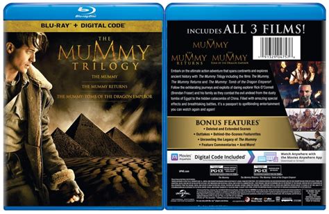 The Mummy Trilogy Blu-ray + Digital Only $8 on Amazon (Regularly $20)