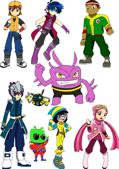 Boboiboy characters by TheCatrizable on DeviantArt