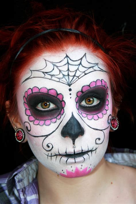 ☀ How to do skull looking halloween makeup | gail's blog