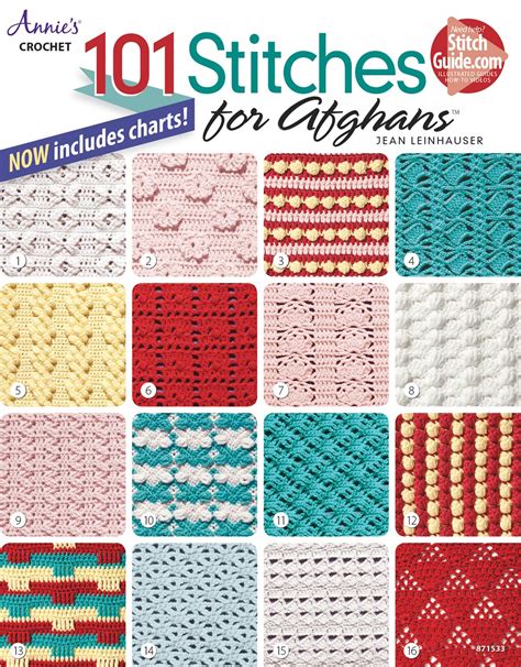 101 Crochet Stitches – Free Patterns