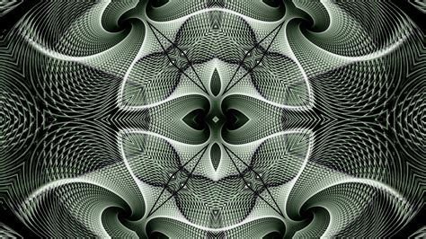 Black White Abstraction Fractal Pattern HD Trippy Wallpapers | HD Wallpapers | ID #63309