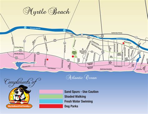 Myrtle Beach Hotels Strip Map Energydesignlighting | Beach Map