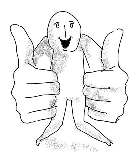 A happy person giving 2 thumbs up to viewer | Reaction Images | Know Your Meme