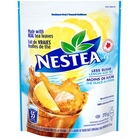 NESTEA Lemon Iced Tea Mix with Less Sugar | Nestlé Canada