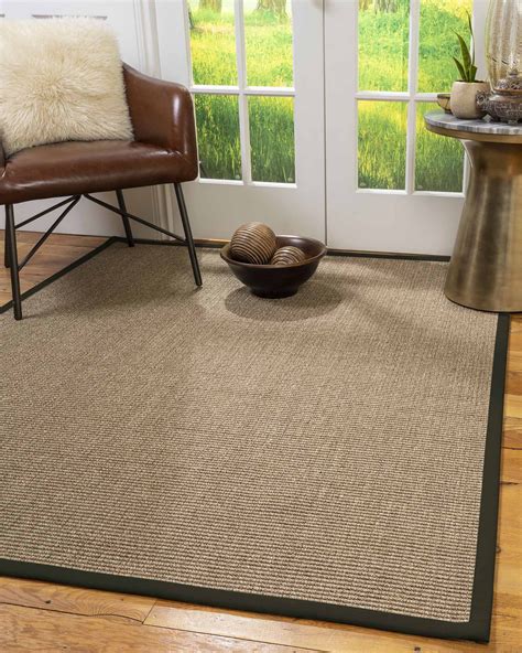 Natural Area Rugs Sandstone Custom Sisal Rug, 8' x 10', Oval Moss Border - Walmart.com - Walmart.com