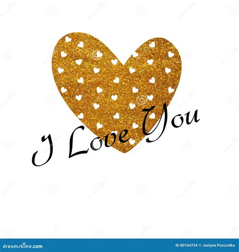 I love you stock illustration. Illustration of phrase - 80164734