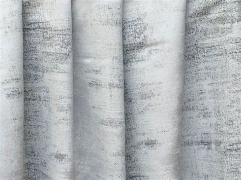 Raw Silver Curtain Fabric by the Yard Upholstery Fabric | Etsy