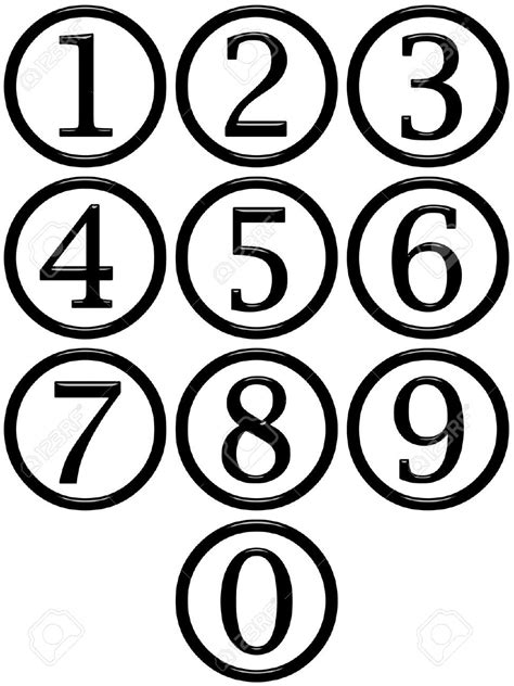 Numbers clipart black and white, Numbers black and white Transparent FREE for download on ...