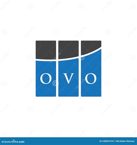 OVO Letter Logo Design on WHITE Background. OVO Creative Initials Letter Logo Concept. OVO ...