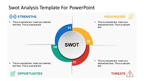 SWOT Analysis Template Helix Design For PowerPoint - SlideModel