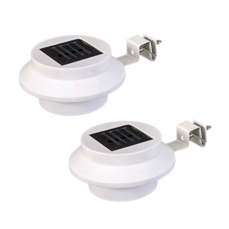 GardenKraft Solar LED Gutter Lights - Pack 2