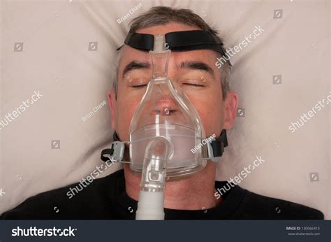 Man Sleep Apnea Cpap Machine Stock Photo 130566413 | Shutterstock