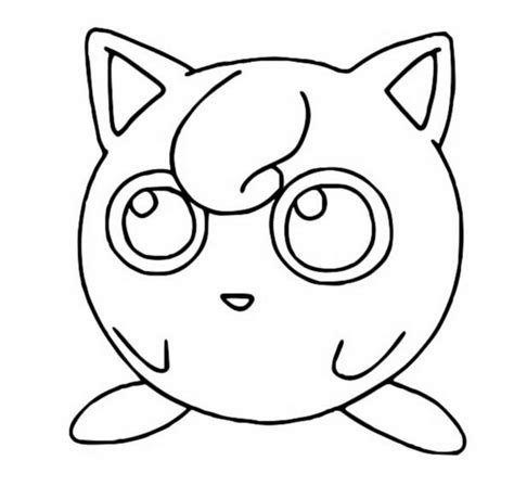 Coloring Pages Pokemon - Jigglypuff - Drawings Pokemon