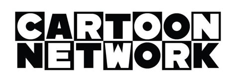 the words cartoon network in black and white on a white background, surrounded by smaller letters