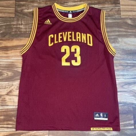 adidas | Shirts & Tops | Lebron James Cleveland Cavs Nba Jersey Adidas All For One One For All ...