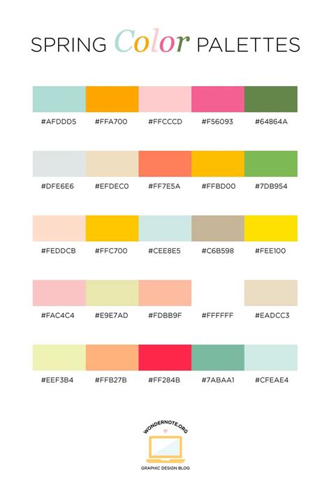 √ Pastel Color Codes