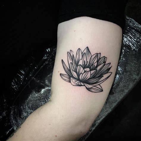 40+Amazing Water Lily Tattoo Designs with Ideas and Meaning - Body Art Guru