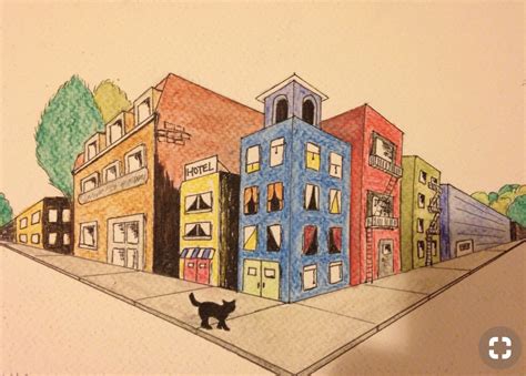 Pencils 'n Paintbrushes: Two Point Perspective City