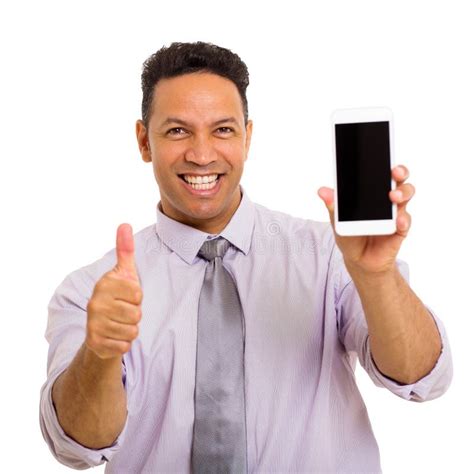 Man holding cell phone stock image. Image of cheerful - 52857617