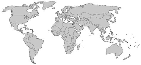 Printable Blank World Map Countries World Map Outline World Map | Porn Sex Picture