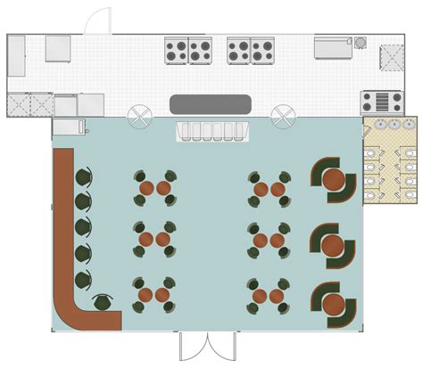 Restaurant Floor Plan With Dimensions Pdf | Two Birds Home