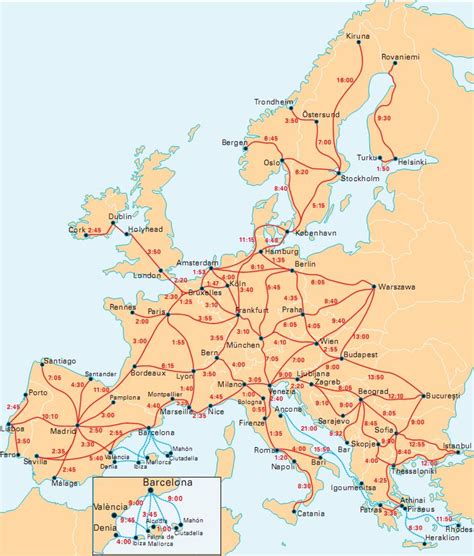 Train Travel In Europe Map - What Is A Map Scale