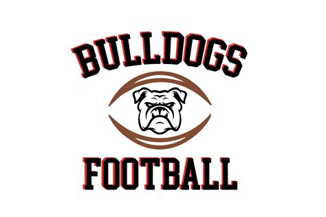 Bulldogs Football High School Mascot SVG Graphic by AM Digital Designs · Creative Fabrica | High ...