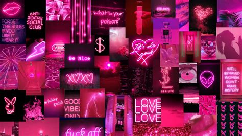 10 Selected neon pink aesthetic wallpaper laptop You Can Get It For Free - Aesthetic Arena